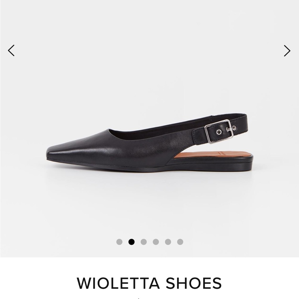 Vagabond Black Wioletta Slingback Shoes